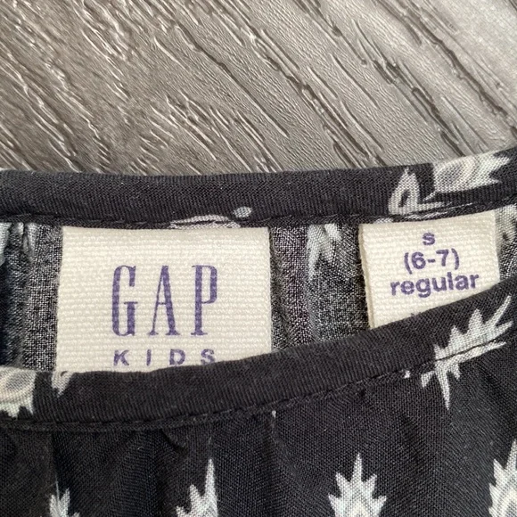 Girls Long Sleeve Gap Dress - Picture 4 of 6